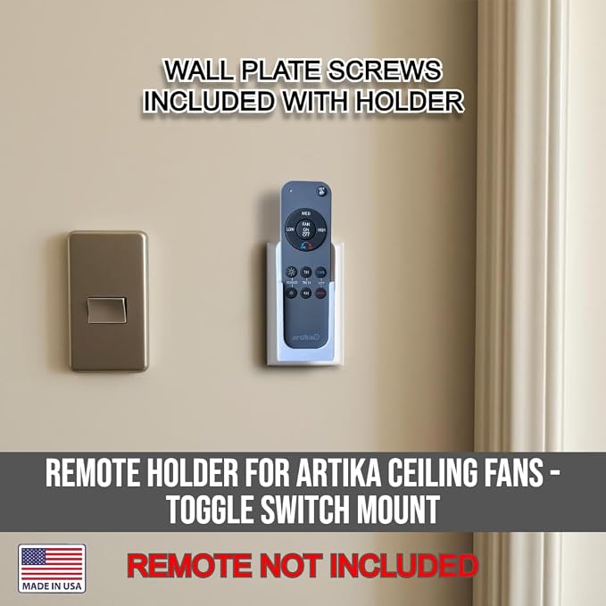 Wall Mount Holder for Remote Control REM-ARTC-1, REM-ARTC-2 Artika Ceiling Fans - Image 2