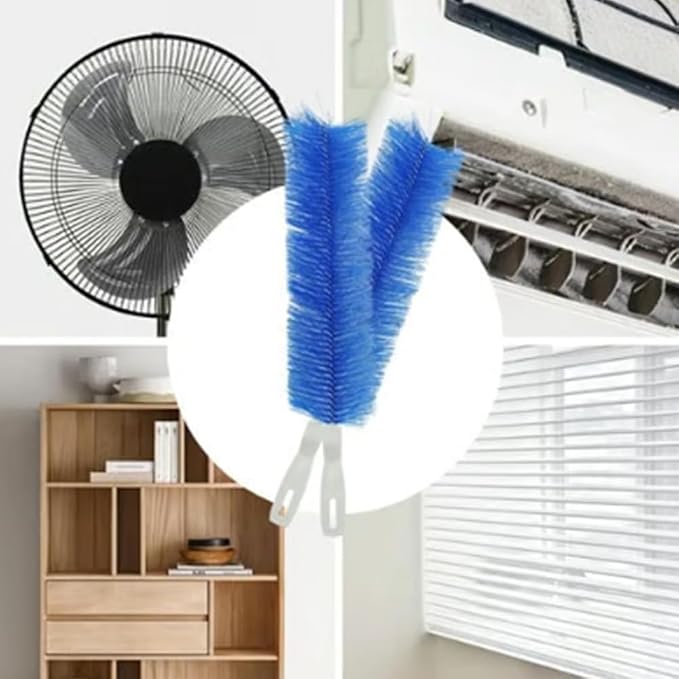Bendable Microfiber Head Reusable Dust Remover Fan Cleaner Brush - Image 5