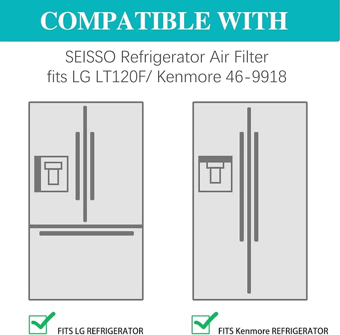 SEISSO LT120F Fresh Refrigerator Air Filter Replacement - Image 5