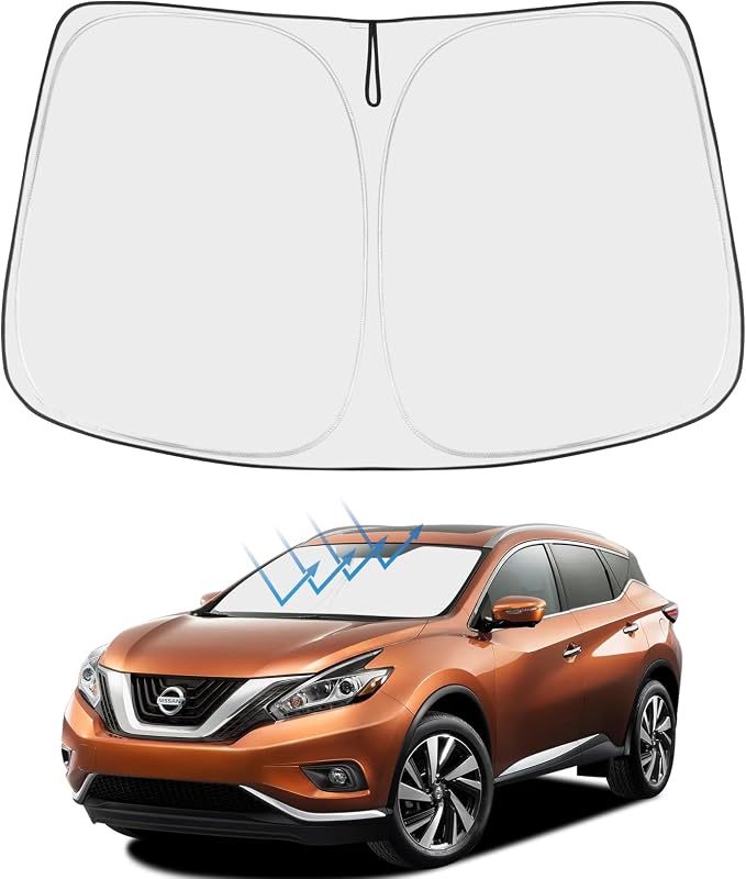 Proadsy 2026 Upgrade Front Windshield Sun Shade Foldable Sunshade Protector Sun by Proadsy