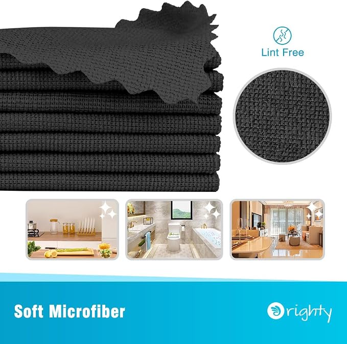 Orighty Microfiber Cleaning Cloth, 800 Pack Highly Absorbent Cleaning Rags - Image 2