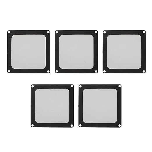 5Pcs PC Fan Dust Filter, 90x90mm PC Dust Filter, Magnetic Frame Case Cover by Acogedor