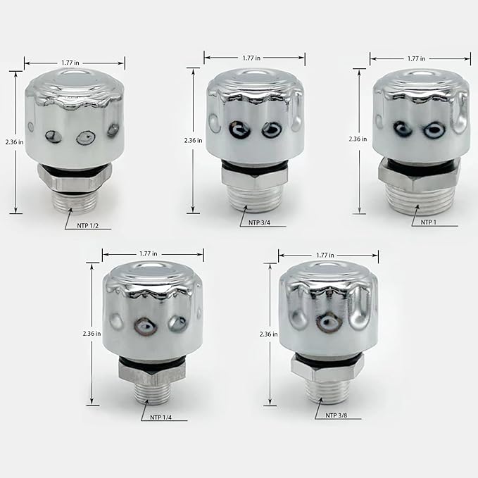 1" NPT Breather Cap with 40 Micron Filtration | Heavy-Duty Carbon Steel & - Image 4