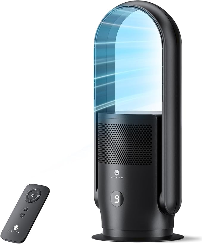 ULTTY Air Purifier Fan with Two Filter, True HEPA Filter 99.97% Smoke Dust - Image 8