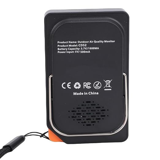 5 in 1 Air Quality Detector, CO2 TVOC HCHO Temp Humid Monitor Rechargeable - Image 5