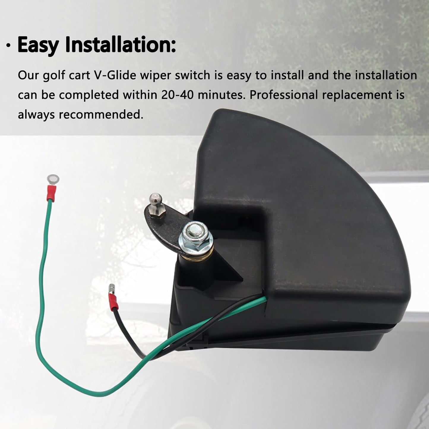 1016140 Golf Cart V-Glide Wiper Switch Assembly Compatible with Club Car DS 36V 1988-Up