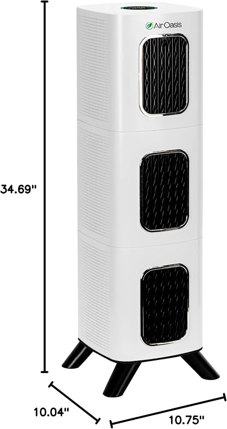 Air Oasis iAdaptAir 2.0 H13 HEPA Filter Air Purifier Reduces 99% of Viruses - Image 10
