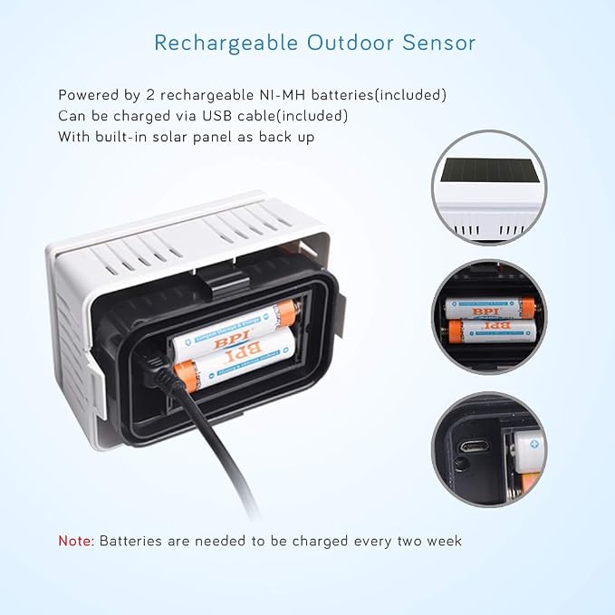 Ecowitt WH0290 Air Quality Monitor Meter PM2.5 Detector Indoor Outdoor - Image 6