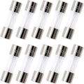 Pack of 10 pcs F15AL Fast-Blow Fuse 15A 250V Glass Fuses 0.2 x 0.79 inch / 5 x by ZUPAYIPA