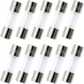ZUPAYIPA Pack of 10 pcs 500mA F0.5AL Fast-Blow Fuse 0.5A 250V Glass Fuses 0.2 x by ZUPAYIPA