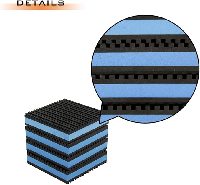 Air Jade 4 Pack Rubber Anti-Vibration Pads, Compressors, Treadmills, Air - Image 5