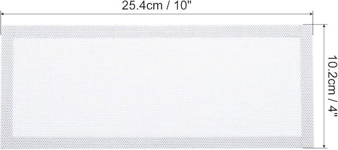 PATIKIL 4"x10" Magnetic Vent Cover, 6 Pack Floor Wall Air Registers Cover - Image 2