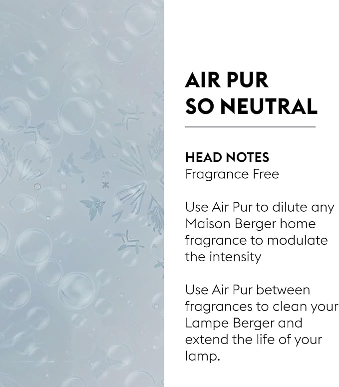MAISON BERGER - Air Pur So Neutral - Lampe Berger Fragrance Refill - Image 2
