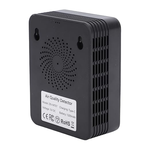 Zunate 5 in 1 Air Quality Tester, Portable Digital Detector - Image 7