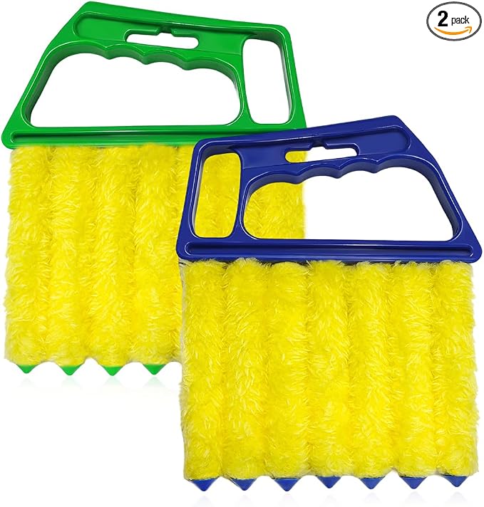 Sun Walker 2 PCS Blind Cleaner Duster Tool, 7-Finger Auto Dusting Cleaner Brush by Unknown