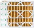 Glasfloss 20x20x4 MERV 11 AC & Furnace 4" Depth Air Filters. Case of 6. Actual by Glasfloss