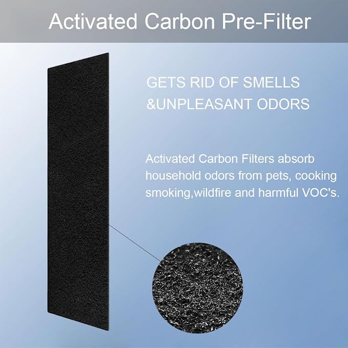 8-Pack Flt5000 replacement filter Carbon Pre-Filter - Image 4