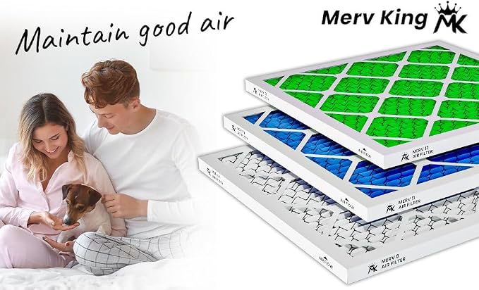 MervKing 20x25x2 Air Filter Actual Size: 19.7" x 24.7" x 1.75" MERV 13 MPR - Image 7