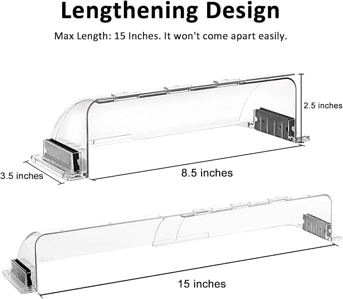 6 Pack Magnetic Air Vent Deflector, Adjustable Length - Image 2