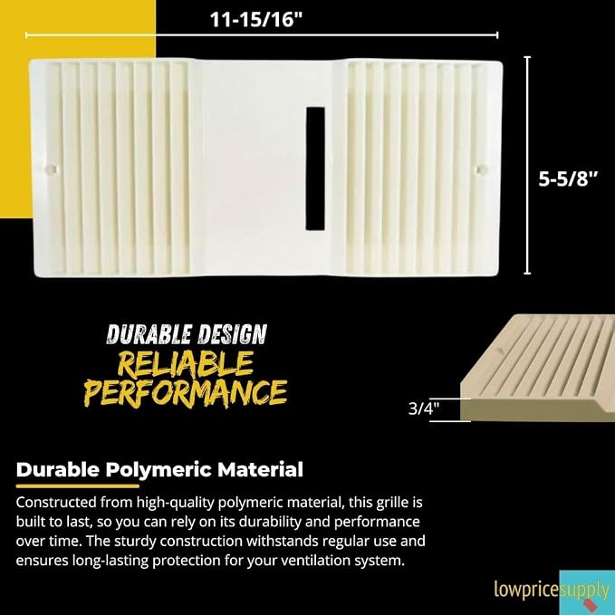 CA-90 Ductless Exhaust Fan, Louver/Grill Fan Cover - Image 5