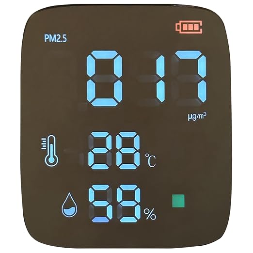 Air Quality Monitor Indoor PM2 5 Meter Portable Smart Sensor Temperature - Image 2