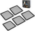 80mm Magnetic Dust Filter PC Case Fan Frame 5PCS Set by EIMSOAH