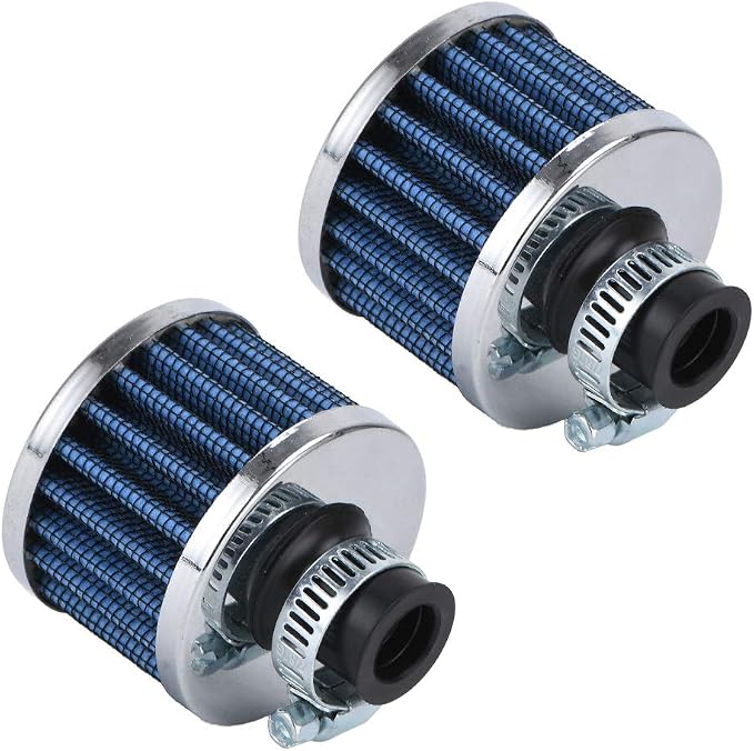 PTNHZ Universal 2 PCS 12mm Auto Cone Mini oil Air Intake Filter Crankcase Vent - Image 2