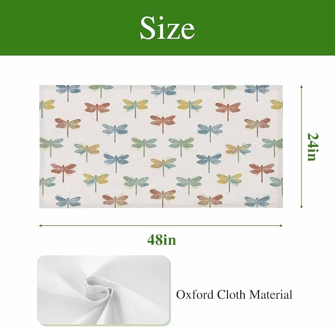 Fluorescent Light Covers for Ceiling Lights Watercolor Dragonfly Magnetic Light - Image 7