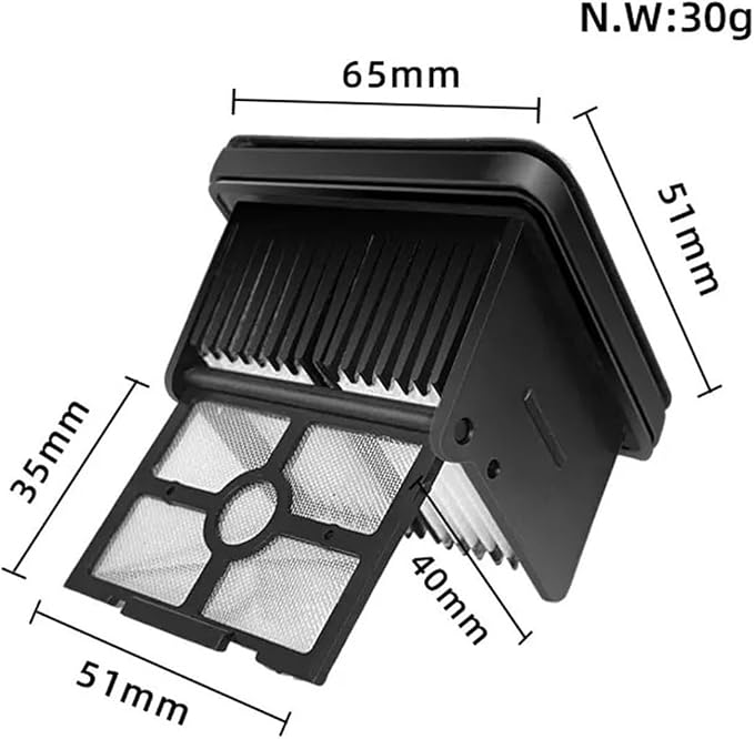 Compatible For Dreame，M13 / H13 Scrubber Wiper Hepa Filter Soft Brush Wet And - Image 5