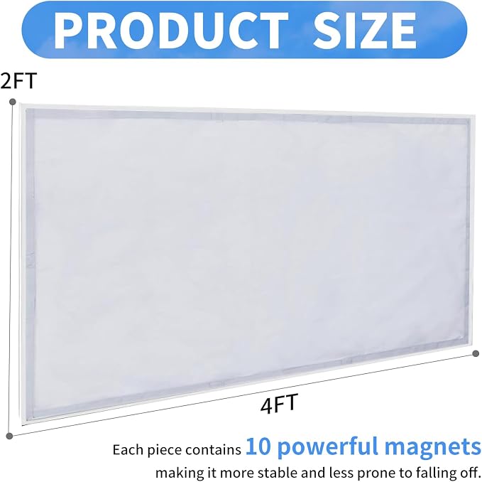 Torixqi 8 Pcs Fluorescent Light Covers - Image 2