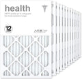 AIRx Air Filter MERV 13 Pleated HVAC AC Furnace Air Filter, Health 12-Pack by AIRXFILTERSWICKEDCLEANAIR