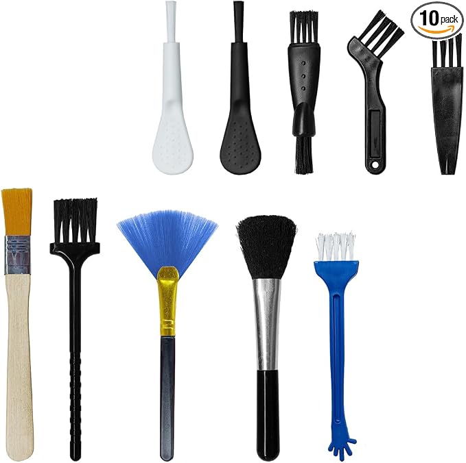 ZIMISI 10PCS Car Detailing Brush Kit, Nylon Anti-Static Car Interior Cleaning by Unknown