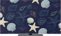 Marine Shell Starfish Conch Indoor TV Cover, Elastic TV Screen Protector by Unknown