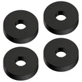 4P Rubber Isolation Pads Thick Anti-Vibration Rubber Washers1.5 in OD 0.5 in ID by Unknown