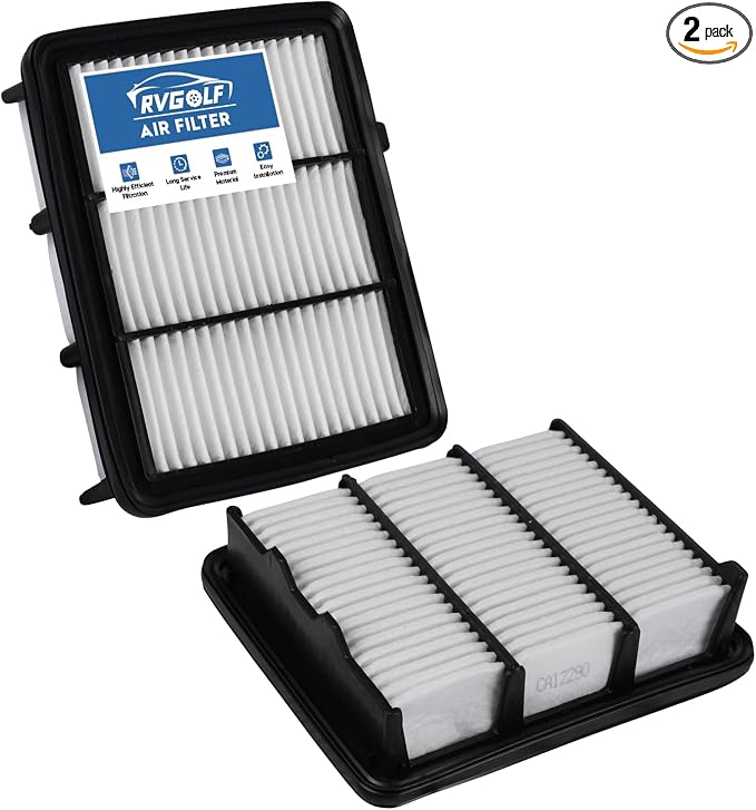 2PCS Engine Air Filter Fit for Honda Accord 2022 2021 2020 2019 2018 Air Filter by RVgolf