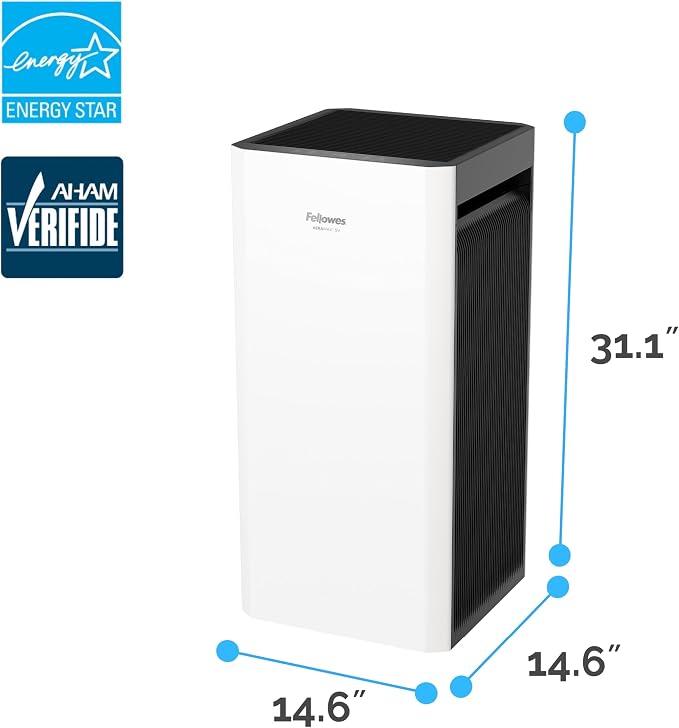 Fellowes AeraMax SV 4-Speed Large Room Air Purifier - Image 2