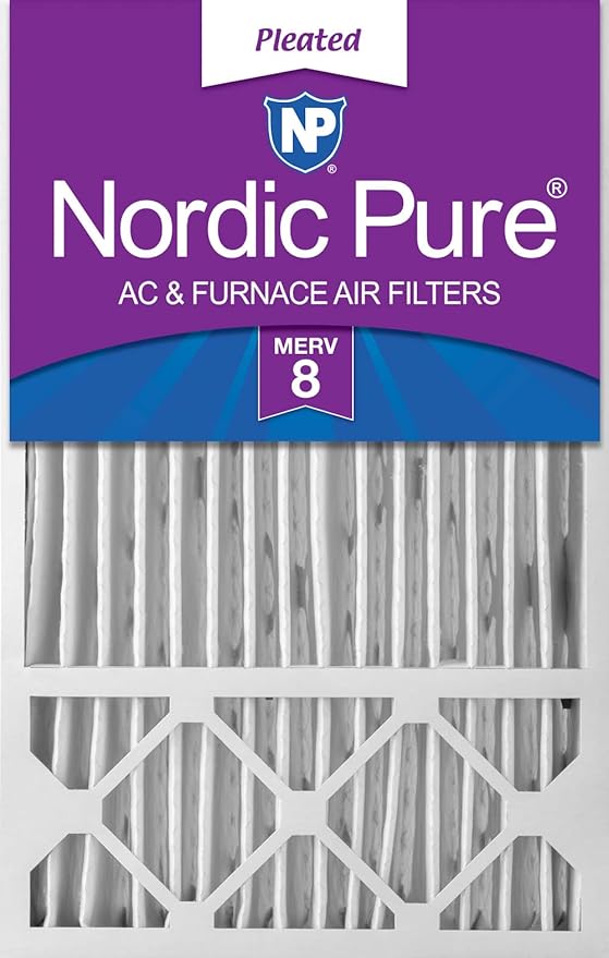 Nordic Pure 16x25x5 Honeywell/Lennox Replacement MERV 8 Air Filter 1 Pack | by NordicPure