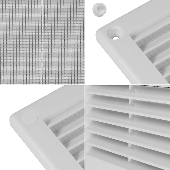 Repa Market 12 x 12 Inch White Square Air Vent Cover - Image 7