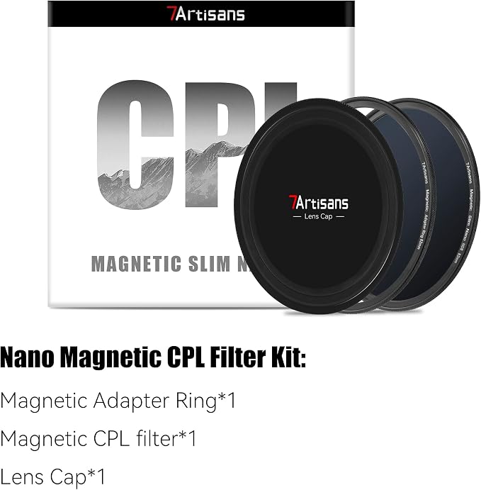 7artisans Nano Magnetic Filter UV Filter ND Light Reduction Filter/CPL - Image 7