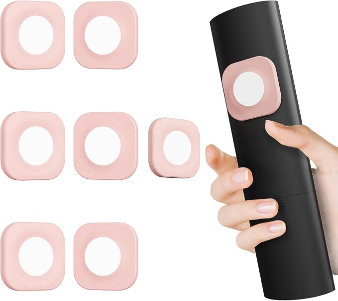 Magnetic Remote Control Holder Wall Mount Self-Adhesive, 6 Pack Upgraded by Vaszu
