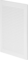 Awenta 6" x 10" Inch Rectangular Plastic White Ventilation Grille by Awenta