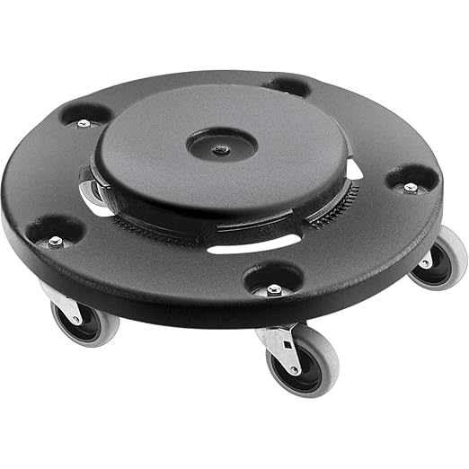 RILIDRI Replcament Casters for Brute Trash Bin Dolly Set of 5, 3-Inch Trash Can - Image 8