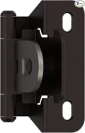 Amerock | Double Demountable Cabinet Hinge | 1/2 inch Overlay Hinge | Oil by Amerock