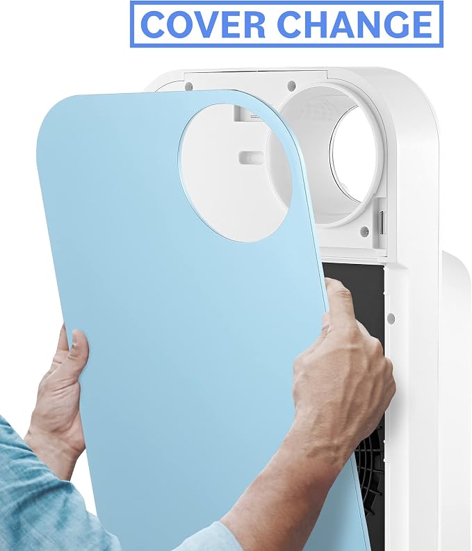 OVAL AIR AIR1000F-COVER Custom Air Purifier Face Cover, 24.4" x 13.7" x 1.38" - Image 2