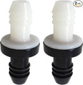 2-Pack Inline Vacuum Barbed One Way Check Valve, 3/8" 10mm Brake Booster ABS by RGNEIN