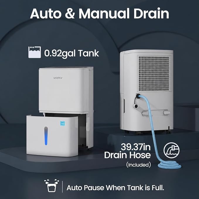 Waykar Max 80 Pint/D Energy Star Home Dehumidifier - Image 5