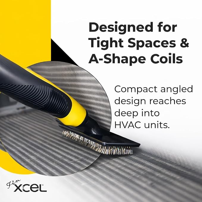 HVAC Coil Cleaner Brush for AC Evaporator & Condenser Coil Cleaning - Image 7