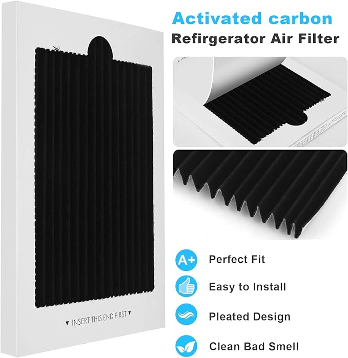 6-Pack Premium Refrigerator Air Filter Replacement, Carbon Activated Filter - Image 3