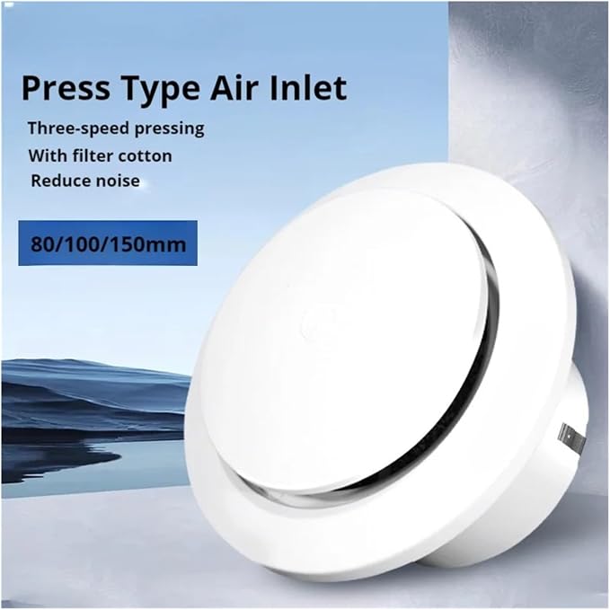 Circular Press Type Air Inlet, Adjustable Exhaust Outlet, Dustproof Fresh System - Image 4