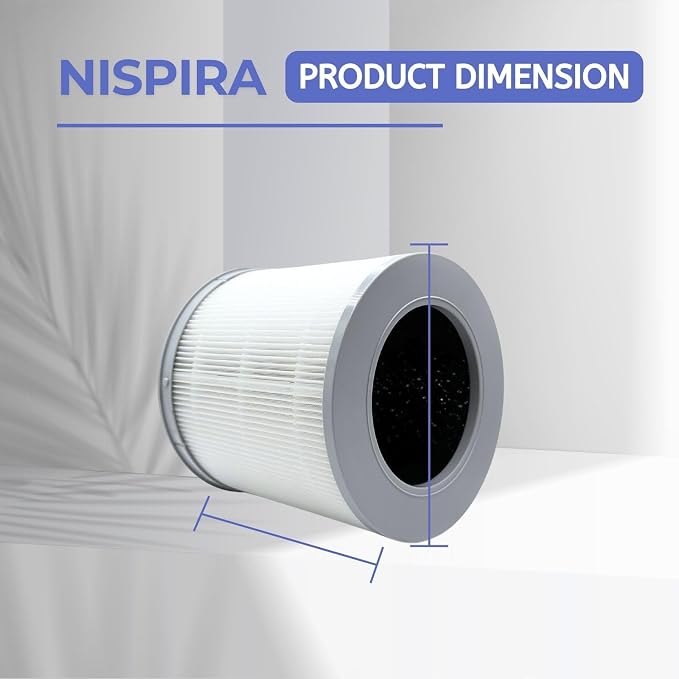 Nispira Filter Replacement for Xiaomi 4 Compact Air Purifier Mi4 Mi H13 3-in-1 - Image 3